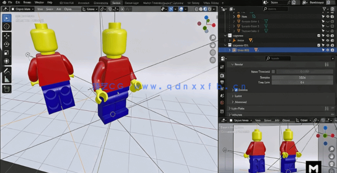 Blender 3D建模从入门到精通技术训练视频教程(图4)