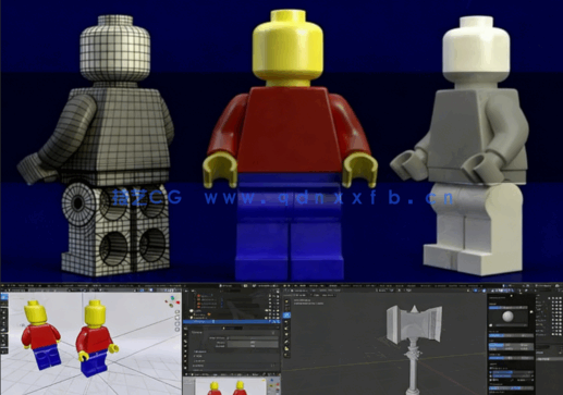Blender 3D建模从入门到精通技术训练视频教程(图6)