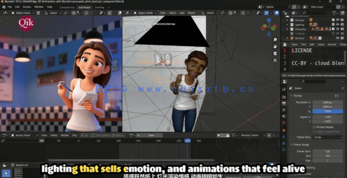 Blender 3D角色建模动画短片制作全流程视频教程(图3)