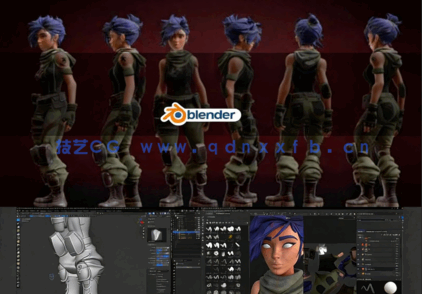 腾讯混元3D+Blender+SP+UE5高效制作3D游戏角色(图6)