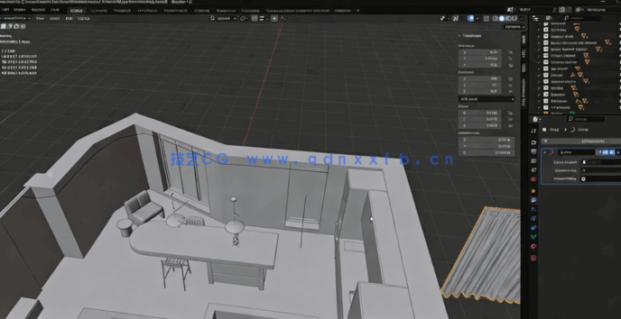 Blender逼真室内建筑可视化快速入门训练视频教程(图3)