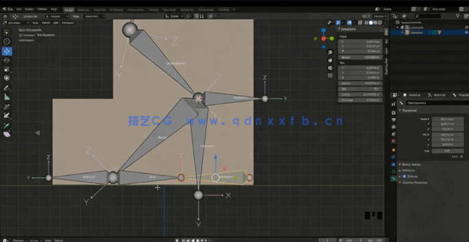 Blender 3D角色骨骼绑定动画终极指南视频教程(图3)