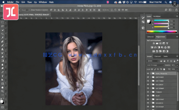 PS人像修饰照片编辑完整处理视频教程(图3)