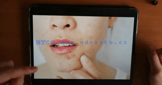 Procreate中使用PS修饰人像皮肤祛痘后期处理视频教程(图5)