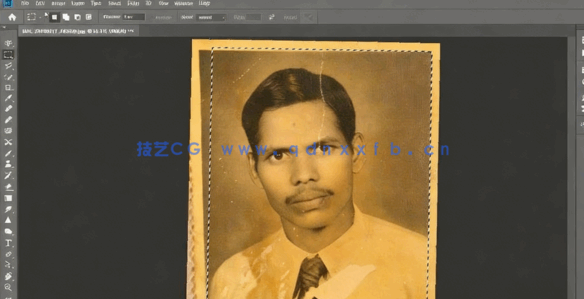 PS老旧破损照片后期修复还原技巧视频教程(图5)