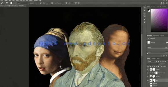 PS初学者衬衫T恤卡通角色图案设计视频教程(图4)