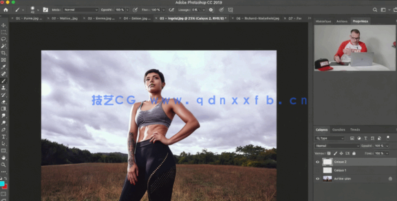 PS图像后期添加光源修饰效果视频教程(图1)