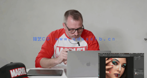 PS图像后期添加光源修饰效果视频教程(图2)