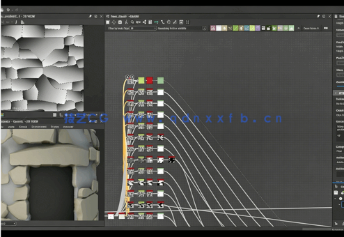 Substance Designer砖块杂草纹理制作视频课程(图5)