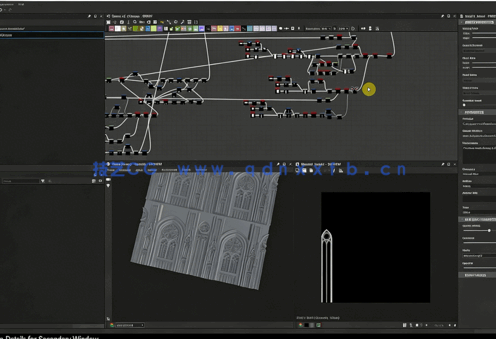 Substance Designer哥特式建筑科隆圆顶材质纹理制作视频教程(图3)