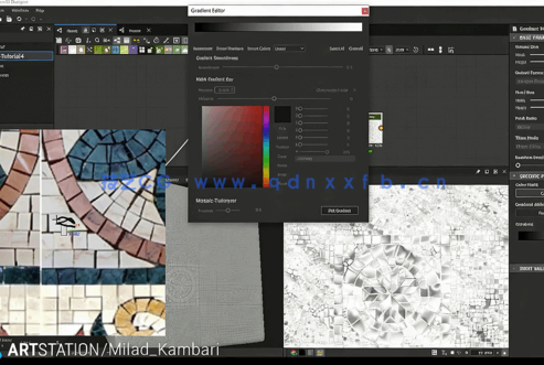 Substance 3D Designer马赛克风格材质制作视频教程(图4)