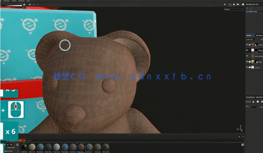 Substance Painter礼物纹理贴图实例制作视频教程(图4)