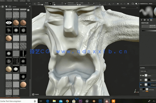 Substance Painter树人纹理贴图绘制训练视频教程(图4)