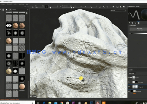 Substance Painter树人纹理贴图绘制训练视频教程(图5)