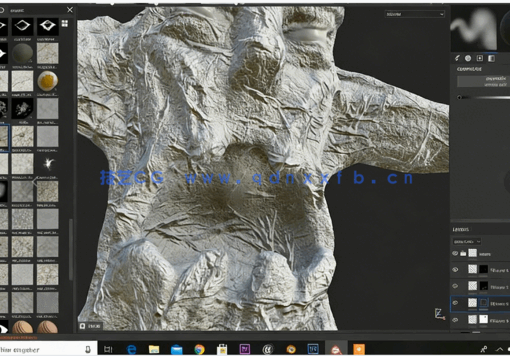 Substance Painter树人纹理贴图绘制训练视频教程(图6)