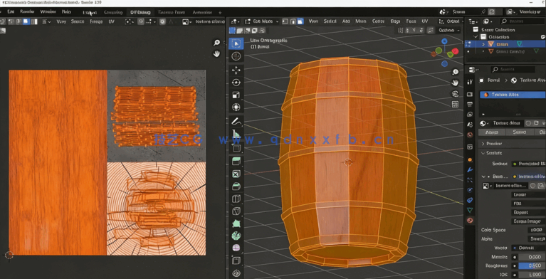 Blender与Unity游戏资产建模与优化技术视频教程(图4)