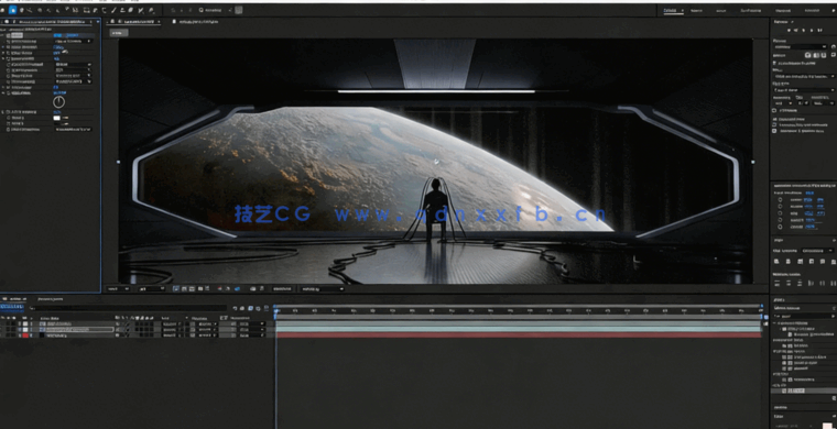 Blender逼真科幻电影3D场景制作流程视频教程(图4)