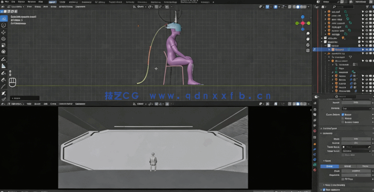 Blender逼真科幻电影3D场景制作流程视频教程(图2)