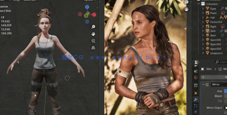 Blender游戏角色建模与动画制作大师级视频教程(图2)