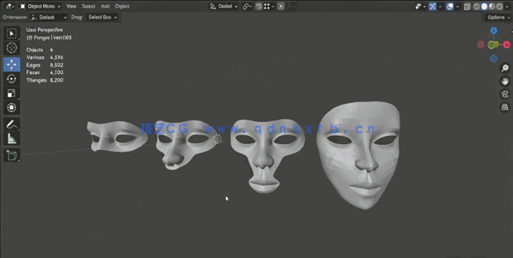 Blender游戏角色建模与动画制作大师级视频教程(图5)