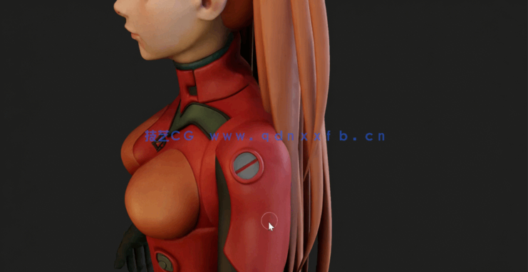 Blender《新世纪福音战士》角色惣流·明日香建模制作视频教程(图3)