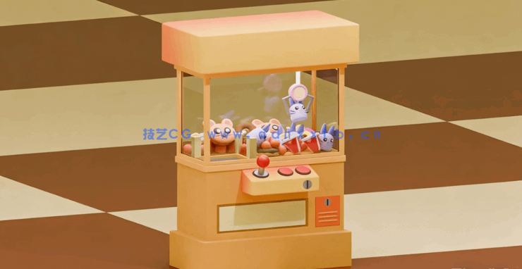 Blender娃娃机模型实例制作视频教程(图3)