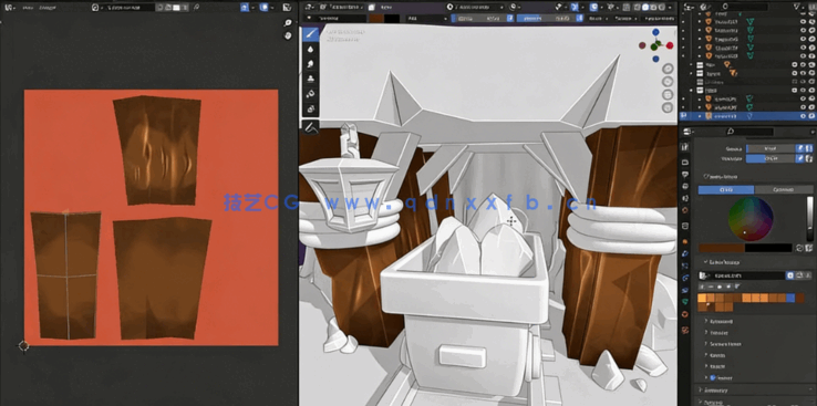 Blender手绘纹理贴图核心j技术视频教程(图5)