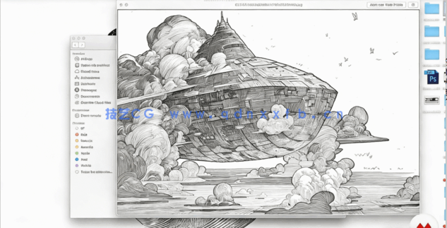 【中文字幕】Illustrator排线阴影数字绘画技法视频教程(图4)