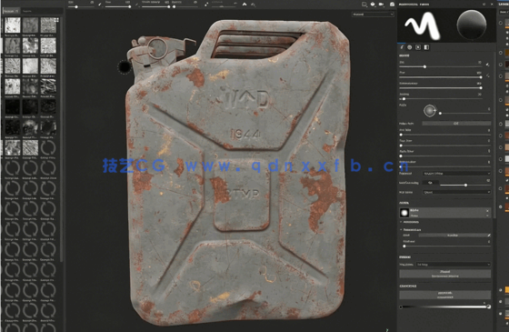 Substance Painter与Designer模型纹理制作工作流视频教程(图6)