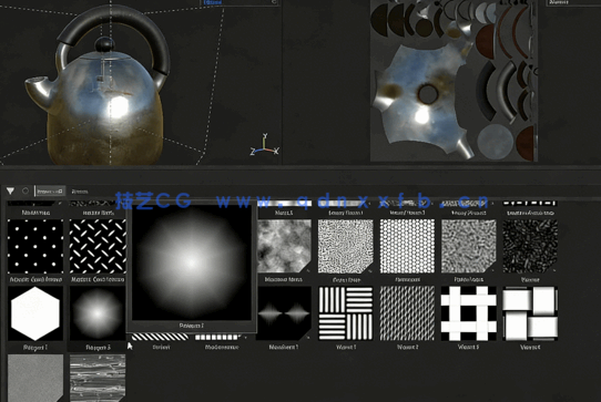 Substance Painter自定义纹理材质制作流程视频教程(图1)