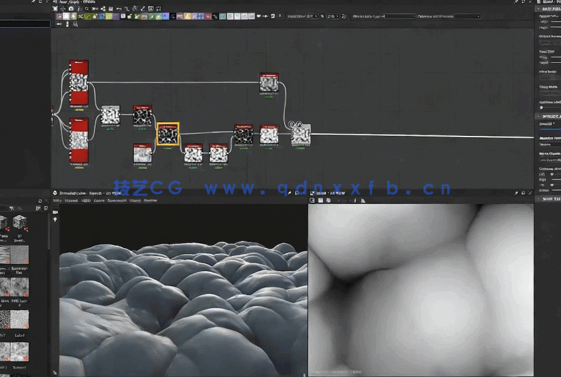 Substance Designer黑暗地狱地面材质实例制作视频教程(图2)