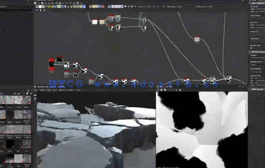 Substance Designer黑暗地狱地面材质实例制作视频教程(图5)