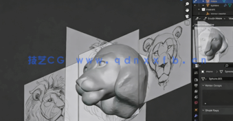 Blender数字角色肖像雕刻与3D打印流程训练视频教程(图2)