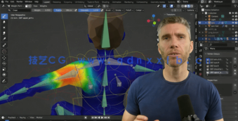 Blender游戏人物角色绑定动画基础核心技术视频教程(图3)