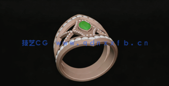 Blender珠宝产品制定设计雕刻工作流程视频教程(图2)