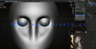 Blender人物角色头部雕刻建模核心技术视频教程(图3)