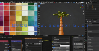 Blender卡通缩微星球完整制作流程视频教程 (图3)