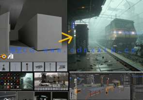  Blender电影艺术核心技术工作流程视频教程(图1)