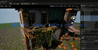 Blender和UE5游戏环境场景完整建模渲染流程视频教程 (图5)