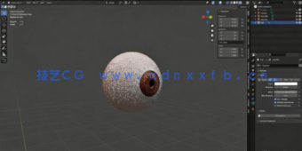 Blender逼真眼睛绑定与动画制作视频教程(图5)