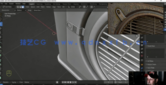 Blender和Substance Painter游戏空调实例制作视频教程(图4)