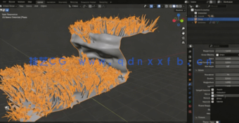 Blender几何节点植被散布技术视频教程(图2)