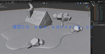 Blender初次接触基础入门训练视频教程(图3)