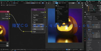 Blender恐怖万圣节南瓜灯实例制作视频教程(图6)