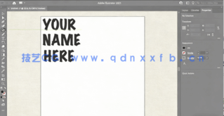  AI创建四种不同效果简单文字矢量文本工作流程视频教程(图4)