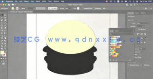 AI创建矢量逼真汉堡图标插图工作流程视频教程(图2)