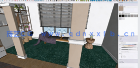 【中文字幕】Enscape与SketchUp卧室室内可视化渲染技术视频教程(图4)