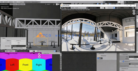 Blender 3D建筑可视化系列课程视频教程合集第二季(图3) Blender 3D建筑可视化系列课程视频教程合集第二季(图3)