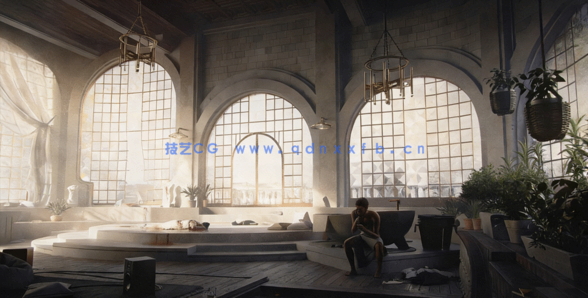 Blender影视级概念艺术场景制作全流程视频教程 (图4) Blender影视级概念艺术场景制作全流程视频教程 (图4)