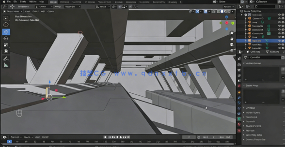 Blender影视级建筑概念艺术设计视频教程(图3) Blender影视级建筑概念艺术设计视频教程(图3)